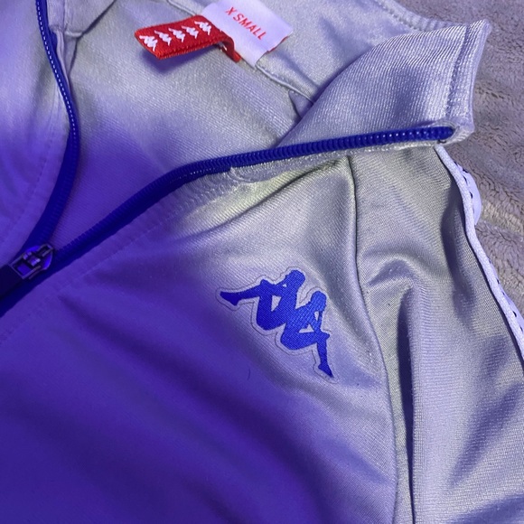 Kappa Men's Gray and Blue Track Jacket Size Small - Picture 2 of 2